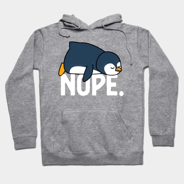 Pinguin Nope Hoodie by Kocekoceko